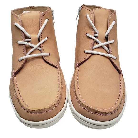 Marc JosephNIB West Houston Bootie Blush Nobuck Lace Up Leather Boots 3.5